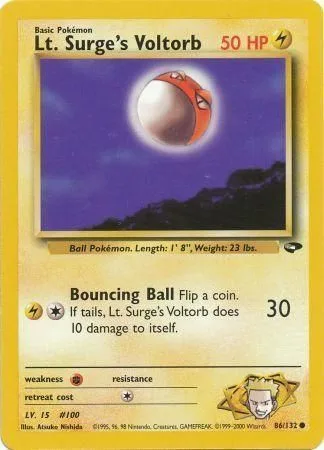 Lt. Surge's Voltorb [Bouncing Ball]