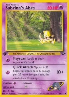 Sabrina's Abra [Psyscan | Quick Attack]