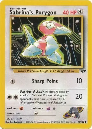 Sabrina's Porygon [Sharp Point | Barrier Attack]