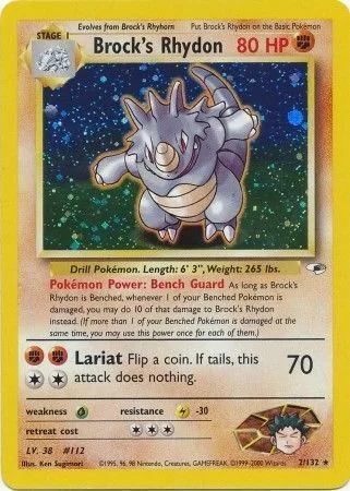 Brock's Rhydon [Bench Guard | Lariat]