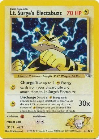 Lt. Surge's Electabuzz [Charge | Discharge]