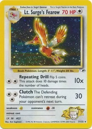 Lt. Surge's Fearow [Repeating Drill | Clutch]