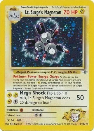 Lt. Surge's Magneton [Energy Charge | Mega Shock]