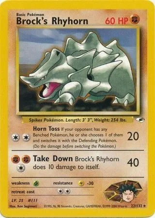 Brock's Rhyhorn [Horn Toss | Take Down]