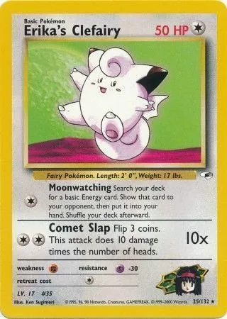 Erika's Clefairy [Moonwatching | Comet Slap]