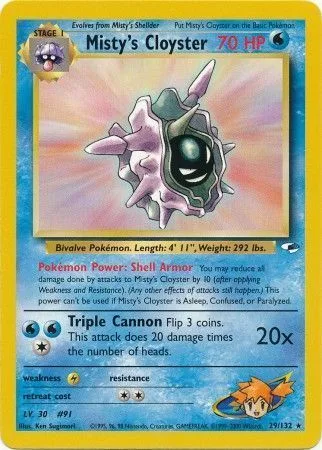Misty's Cloyster [Shell Armor | Triple Cannon]