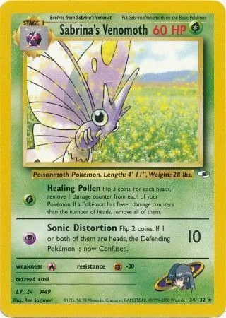 Sabrina's Venomoth [Healing Pollen | Sonic Distortion]