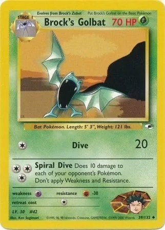 Brock's Golbat [Dive | Spiral Dive]