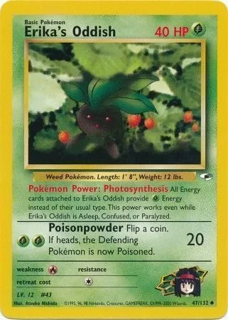 Erika's Oddish [Photosynthesis | Poisonpowder]