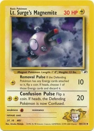 Lt. Surge's Magnemite [Removal Pulse | Confusion Pulse]