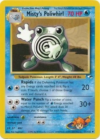 Misty's Poliwhirl [Rapids | Water Punch]