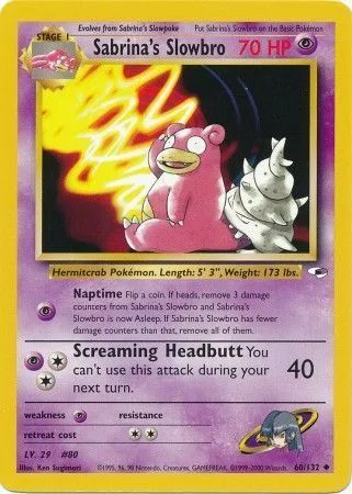 Sabrina's Slowbro [Naptime | Screaming Headbutt]
