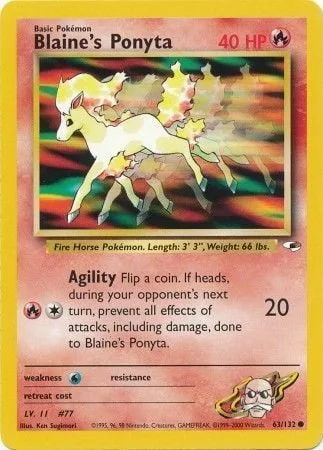 Blaine's Ponyta [Agility]