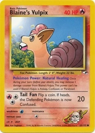 Blaine's Vulpix [Natural Healing | Tail Fan]