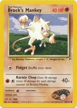Brock's Mankey [Fidget | Karate Chop]
