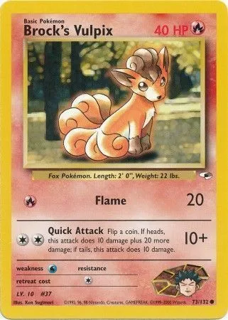 Brock's Vulpix [Flame | Quick Attack]
