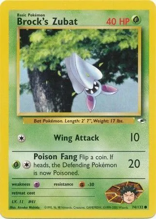 Brock's Zubat [Wing Attack | Poison Fang]