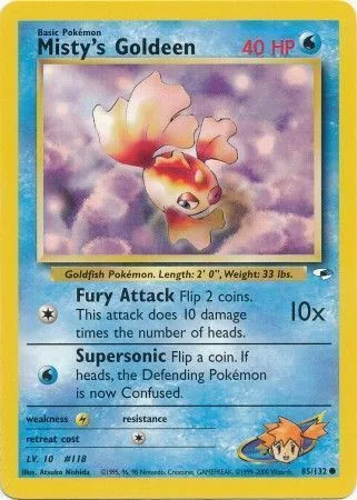 Misty's Goldeen [Fury Attack | Supersonic]