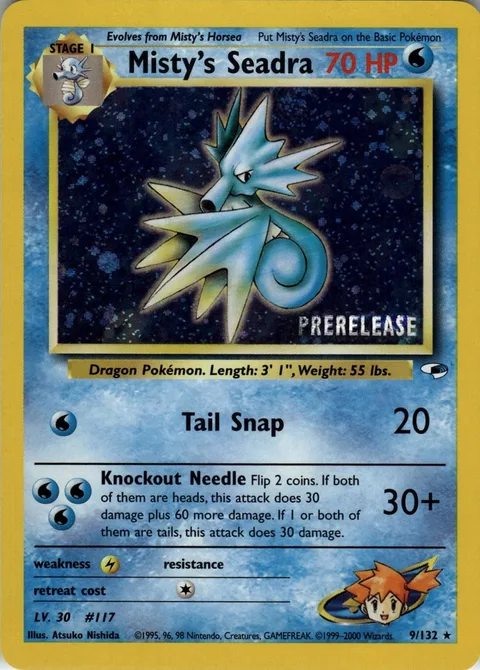 Misty's Seadra [Tail Snap | Knockout Needle]