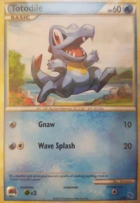 Totodile [Gnaw | Wave Splash]