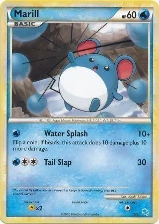 Marill [Water Splash | Tail Slap]