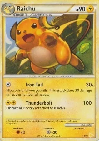 Raichu [Iron Tail | Thunderbolt]