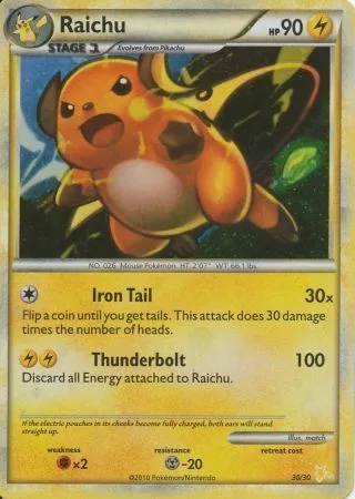 Raichu [Iron Tail | Thunderbolt]