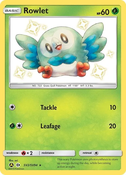 Rowlet [Tackle | Leafage]