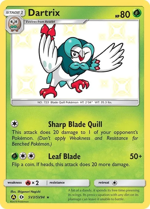 Dartrix [Sharp Blade Quill | Leaf Blade]