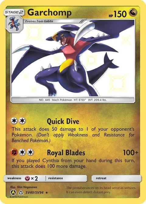 Garchomp [Quick Dive | Royal Blades]