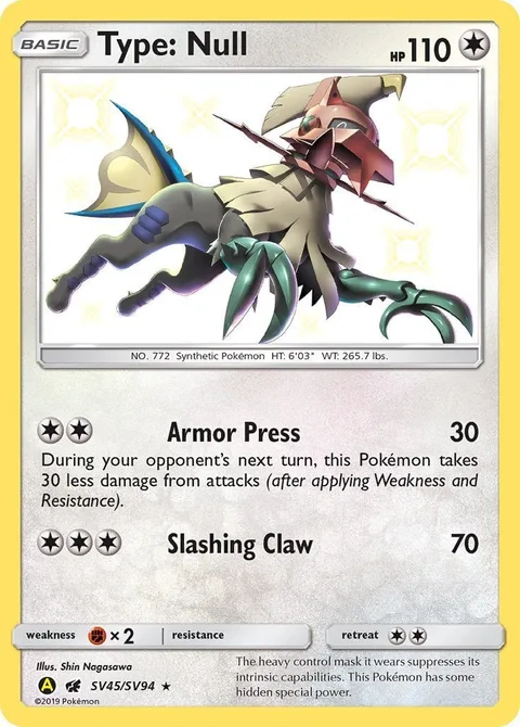 Type: Null [Armor Press | Slashing Claw]