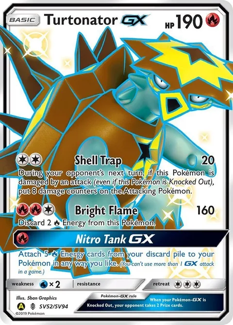 Turtonator GX [Shell Trap | Bright Flame | Nitro Tank GX]