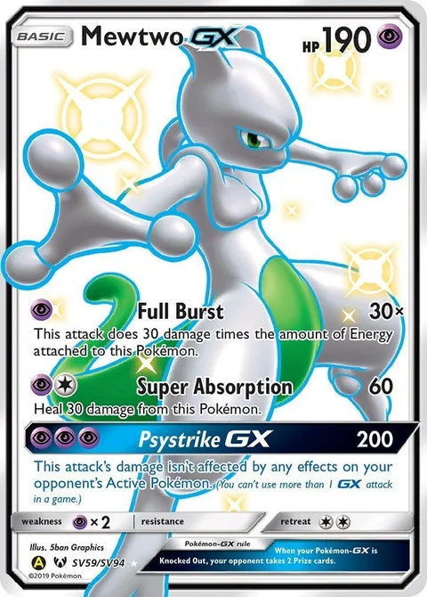 Mewtwo GX [Full Burst | Super Absorption | Psystrike GX]