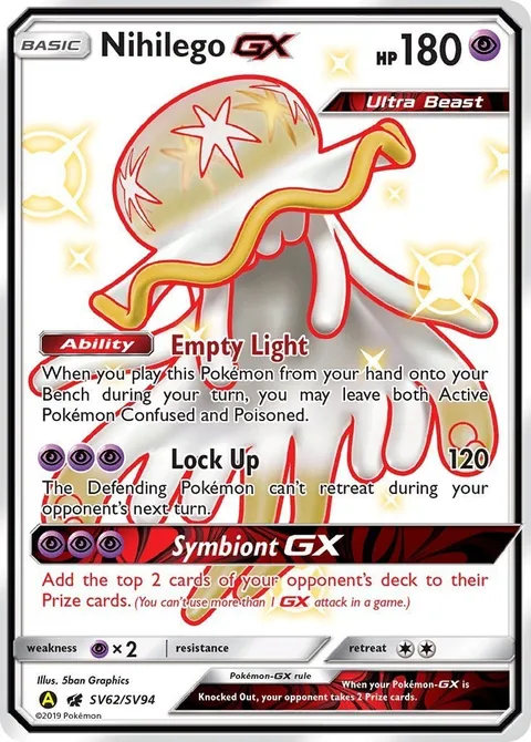 Nihilego GX [Empty Light | Lock Up | Symbiont GX]