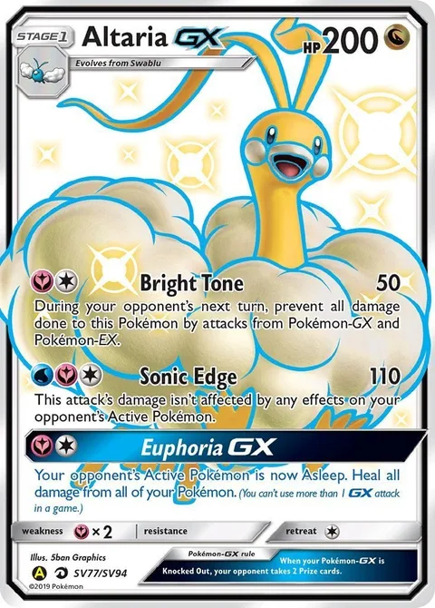 Altaria GX [Bright Tone | Sonic Edge | Euphoria GX]