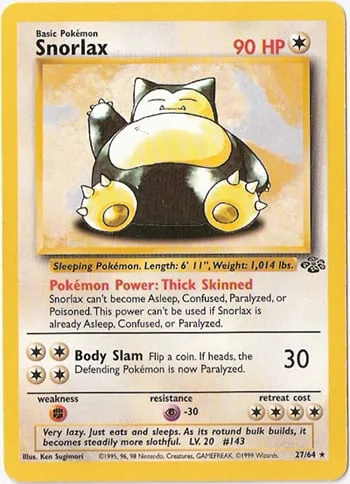 Snorlax [Thick Skinned | Body Slam]