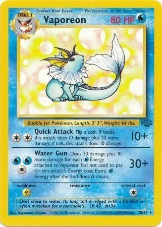 Vaporeon [Quick Attack | Water Gun]
