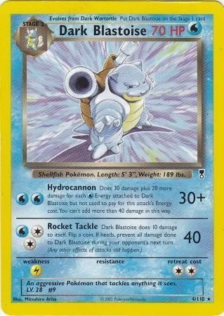 Dark Blastoise [Hydrocannon | Rocket Tackle]