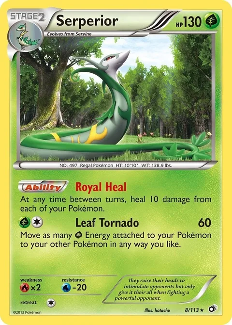 Serperior [Royal Heal | Leaf Tornado]