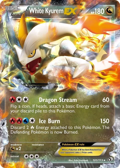 White Kyurem EX [Dragon Stream | Ice Burn]