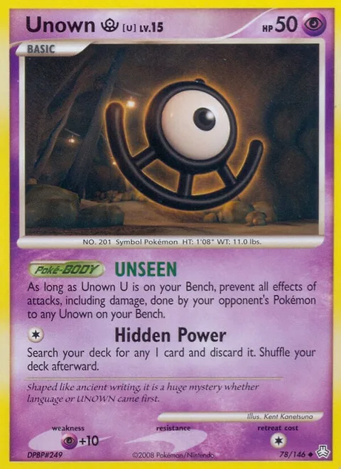 Unown [U] Lv.15 [UNSEEN | Hidden Power]