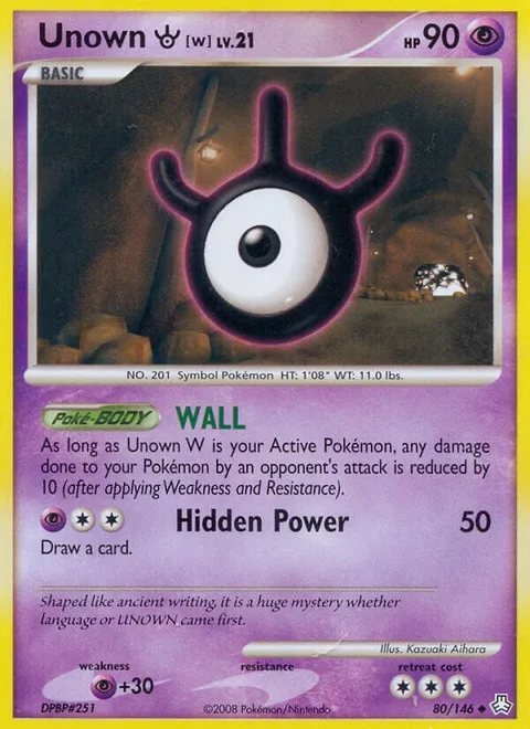 Unown [W] Lv.21 [WALL | Hidden Power]