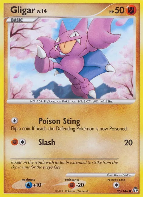 Gligar Lv.14 [Poison Sting | Slash]
