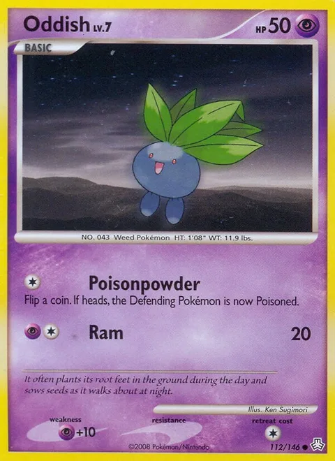 Oddish Lv.7 [Poisonpowder | Ram]