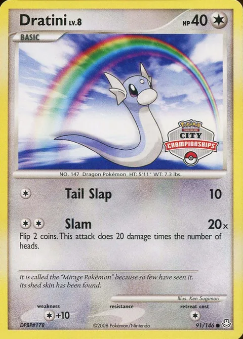 Dratini Lv.8 [Tail Slap | Slam]