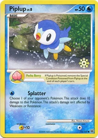 Piplup Lv.8 [Pecha Berry | Splatter]