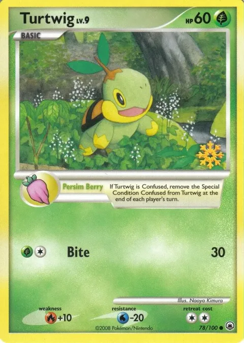Turtwig Lv.9 [Persim Berry | Bite]