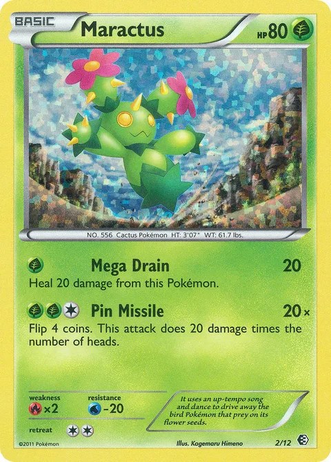 Maractus [Mega Drain | Pin Missile]
