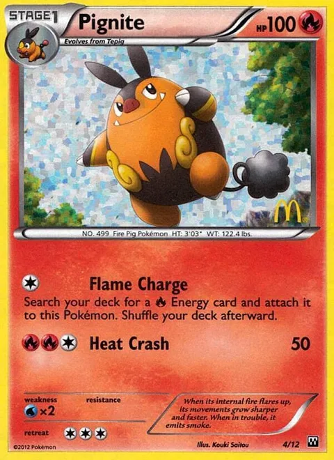 Pignite [Flame Charge | Heat Crash]