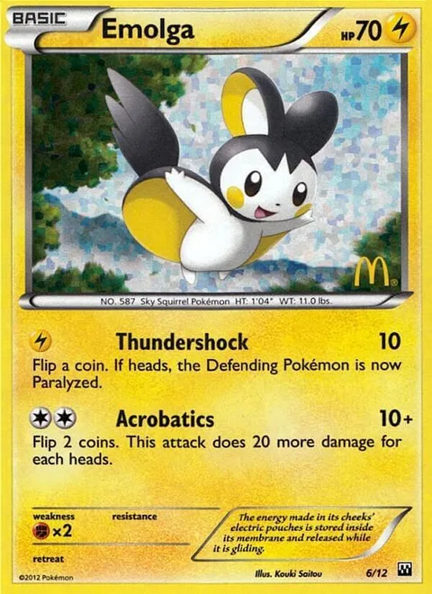 Emolga [Thundershock | Acrobatics]